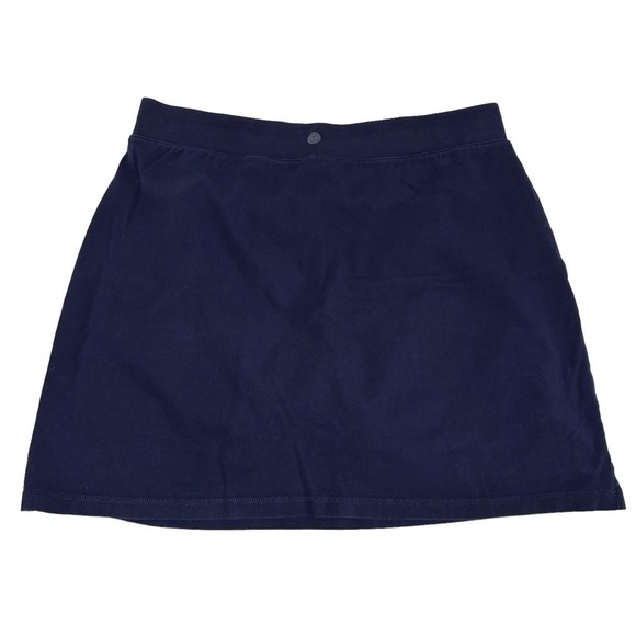 Talbots Blue Everyday Yoga Skort Size Large Pull-On Skirt - Picture 4 of 9